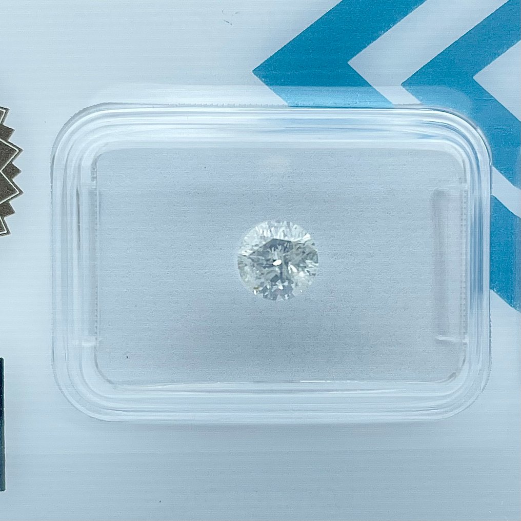 没有保留价 - 1 pcs 钻石 (天然) - 0.51 ct - 圆形 - G - I2 内含二级 - 国际宝石研究院(IGI) #1.0