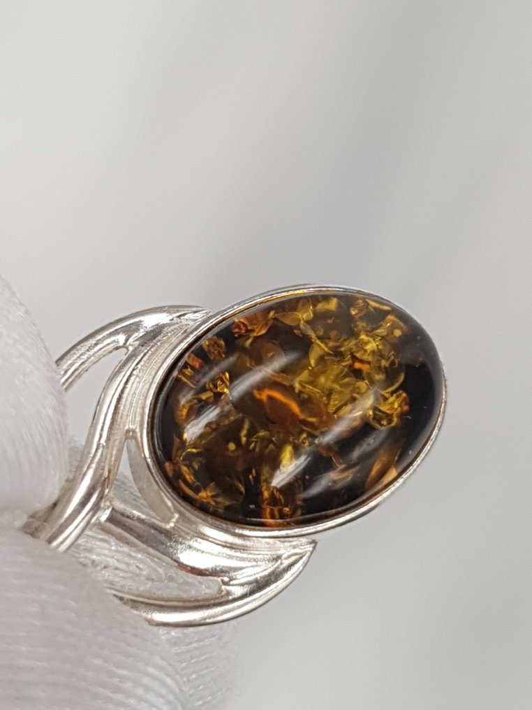 銀, 无底价 / 天然波罗的海琥珀 / 无底价 - 墜飾 #4.3