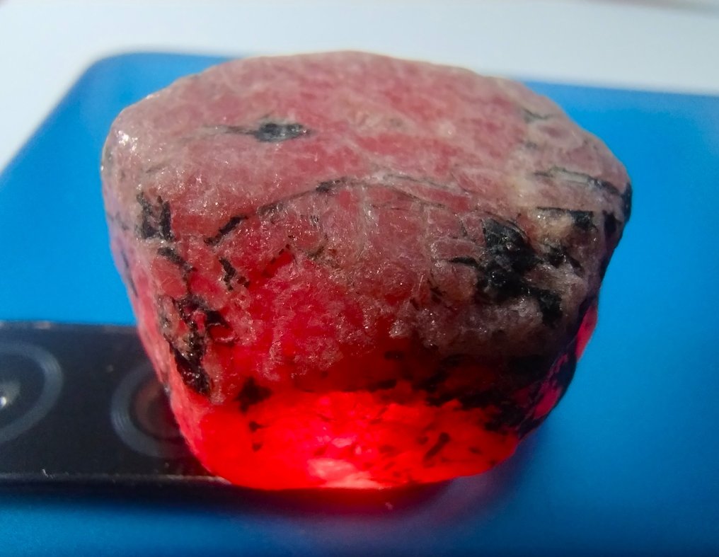 139.5 克拉 - 巨大的未处理红宝石 粗糙- 27.9 g #3.2