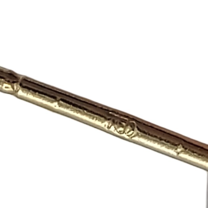 耳環 - 18 克拉 黃金, 白金 #2.1