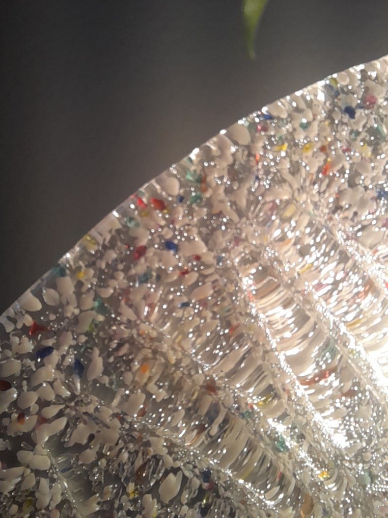 Bogenförmige Tischlampe - Fächerlampe - Muranoglas #3.2