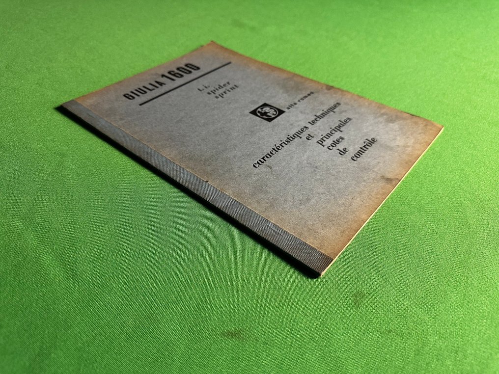 Manual - Alfa Romeo - Giulia 1600 t.i. - Spider - Sprint - 1963 #2.1
