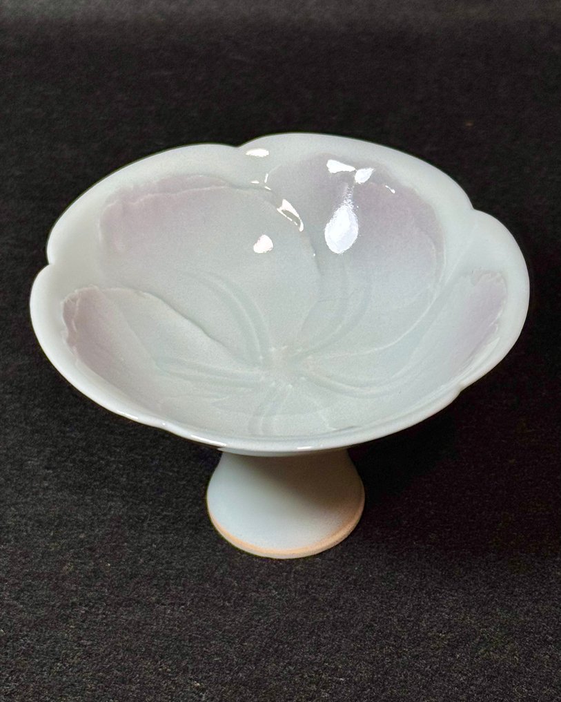 Kato Yoshitaka - Csésze (2) - Fehér porcelán (magasan égetett mázas) - Hoju Kupa (彭寿杯, ほうじゅはい) #3.2