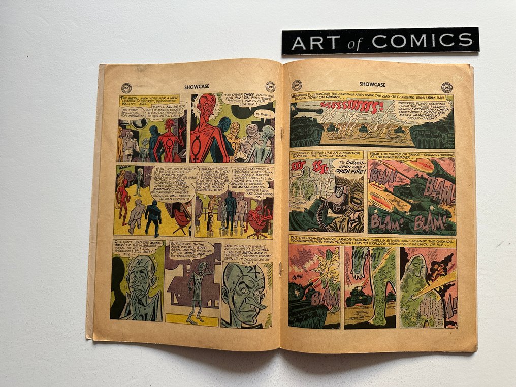 Showcase #40 - 4th appearance Metal Men - 1 Comic - First edition - 1962 #4.3