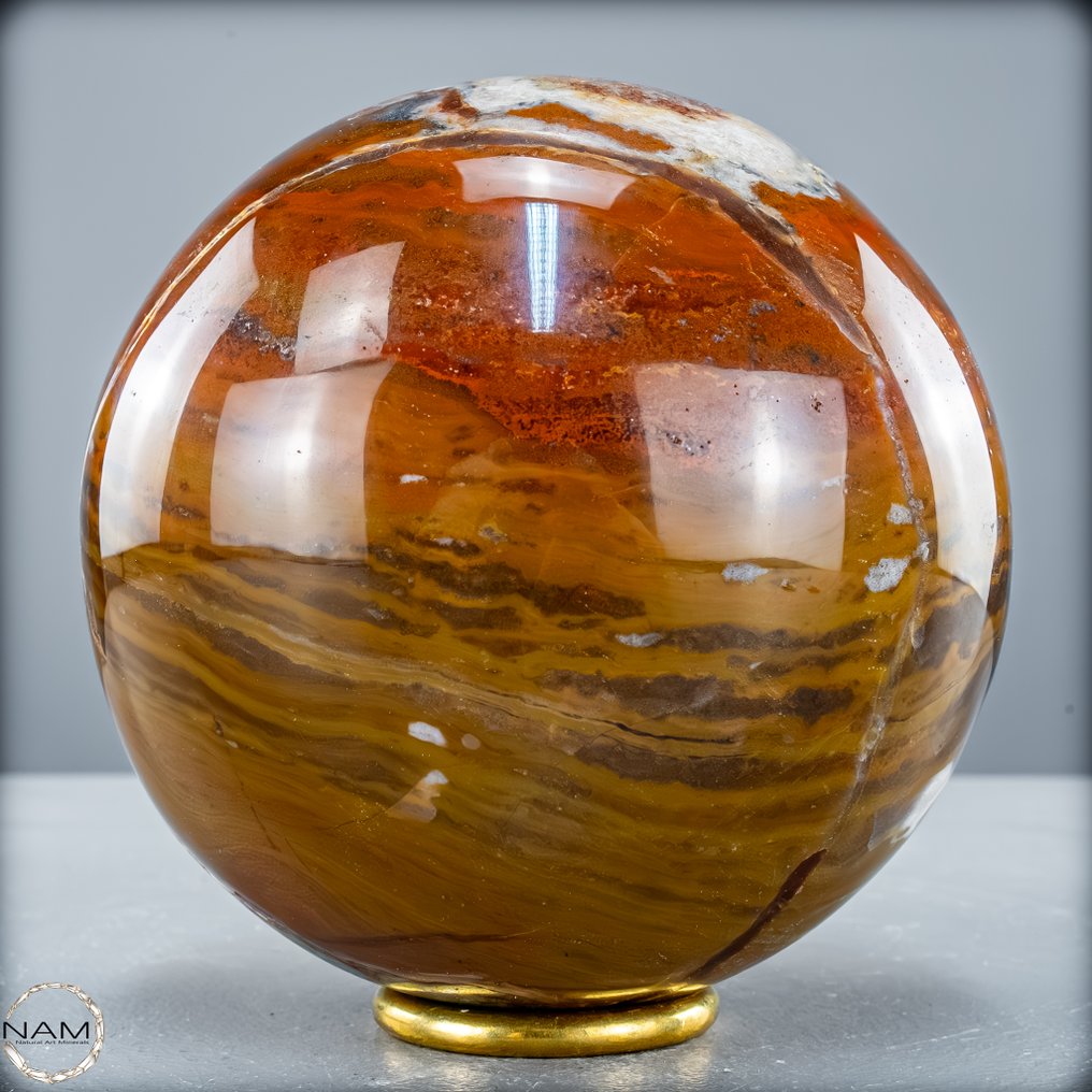 Ocean Jasper-Agate molto artistico e naturale Sfera- 1925.25 g #4.3
