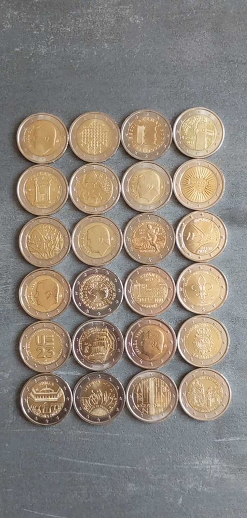 欧洲. 2 Euro 2017/2025 (24 monedas)  (没有保留价) #1.0