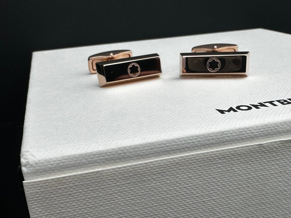 Montblanc - 鋼 - 袖口扣 - 109776 玫瑰金 PVD 不锈钢 #3.2