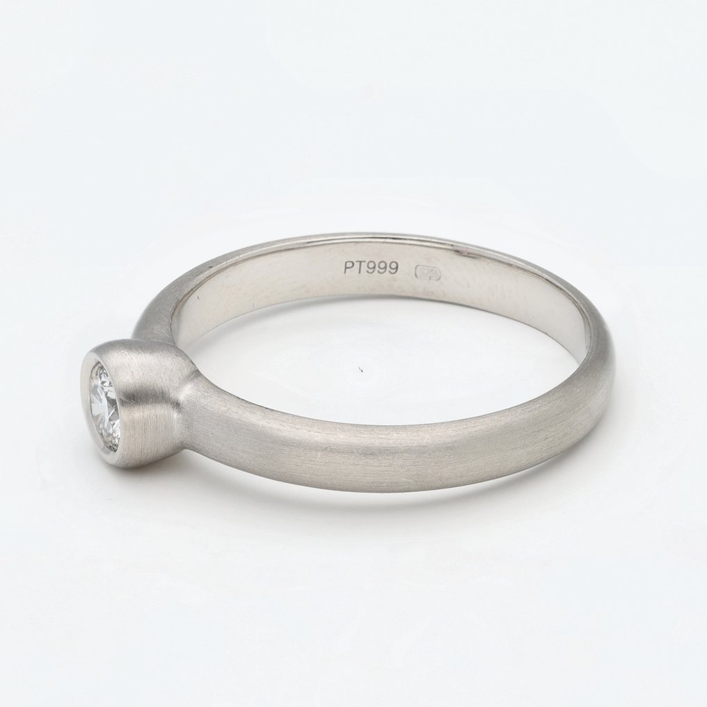 戒指 鉑金 - 0.23ct. tw. 鉆石 (天然) #2.1