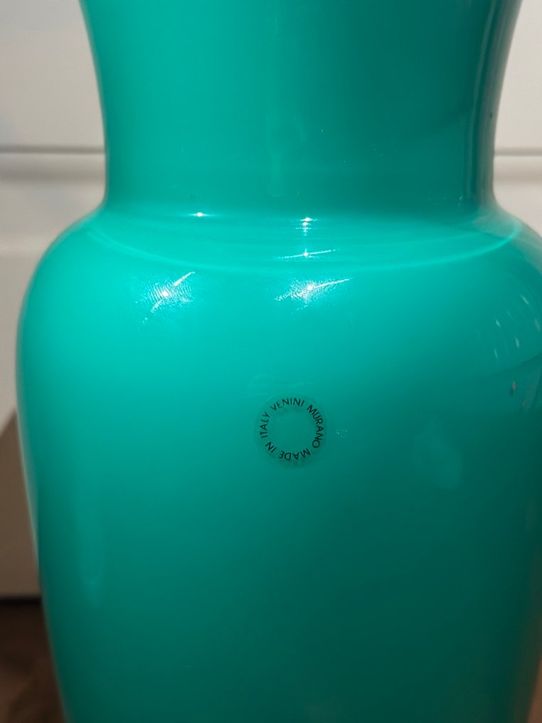 Murano - Paolo Venini - Βάζο -  Opalino - Γυαλί Murano #1.0