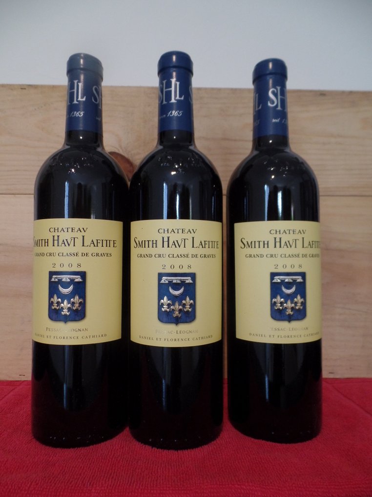 2008 Chateau Smith Haut Lafitte - Pessac-Léognan Grand Cru Classé - 3 Pullot (0.7 L) #1.0