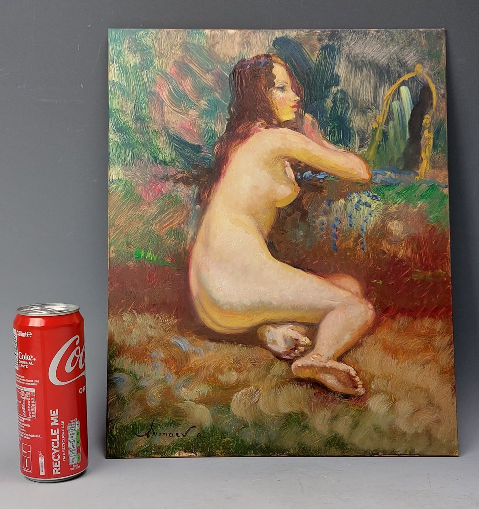 Rinat Animaev (1955) - Zittend naakt #1.0