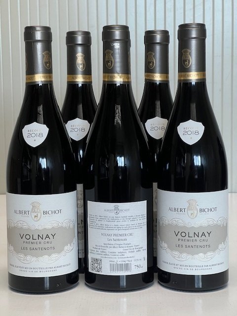 2018 Albert Bichot. "Les Santenots" - Volnay 1er Cru - 6 Flasker (0,75 L) #2.1
