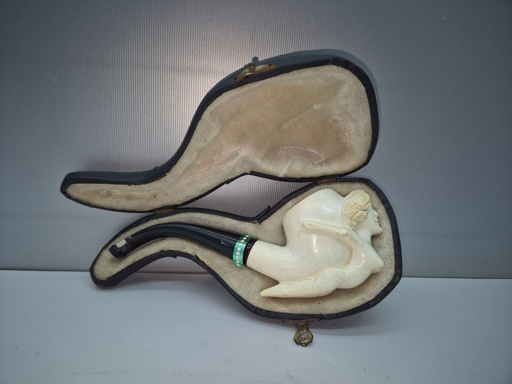 Meerschaum pipe - Genuine Block Meerschaum (Authentic Sea Foam in Block) #1.0
