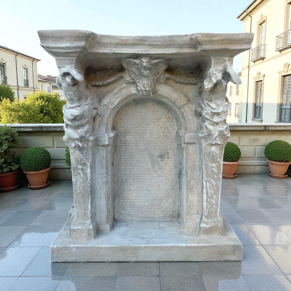 雕塑, Monumento architettonico cappelle - 41 cm - 石头 #4.3