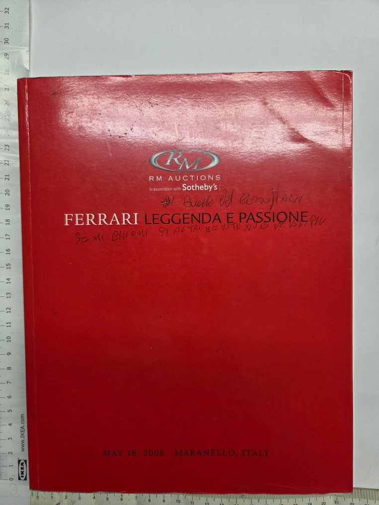 Book - Ferrari - Rivista Ferrari leggenda e passione RM auctions Sotheby's 2008 #1.0