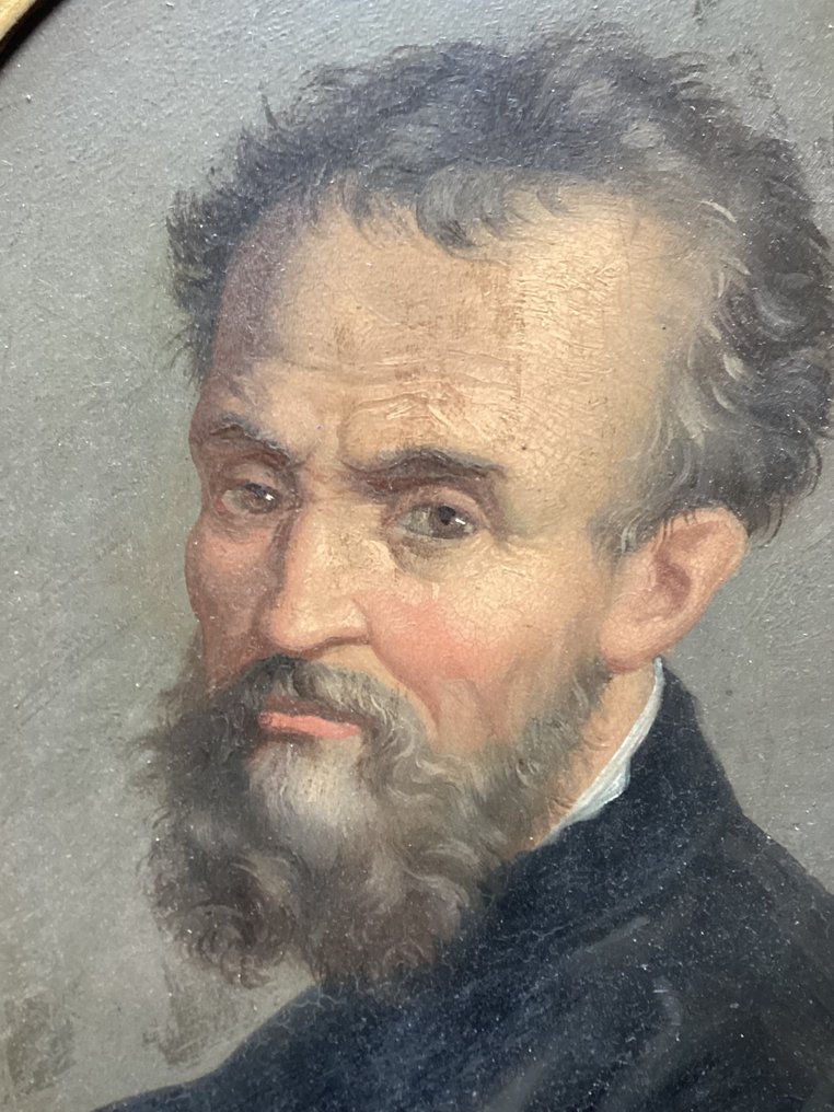 Leopoldo Dumini (1825-1908) - Portrait of Michelangelo (1485-1564) #2.1