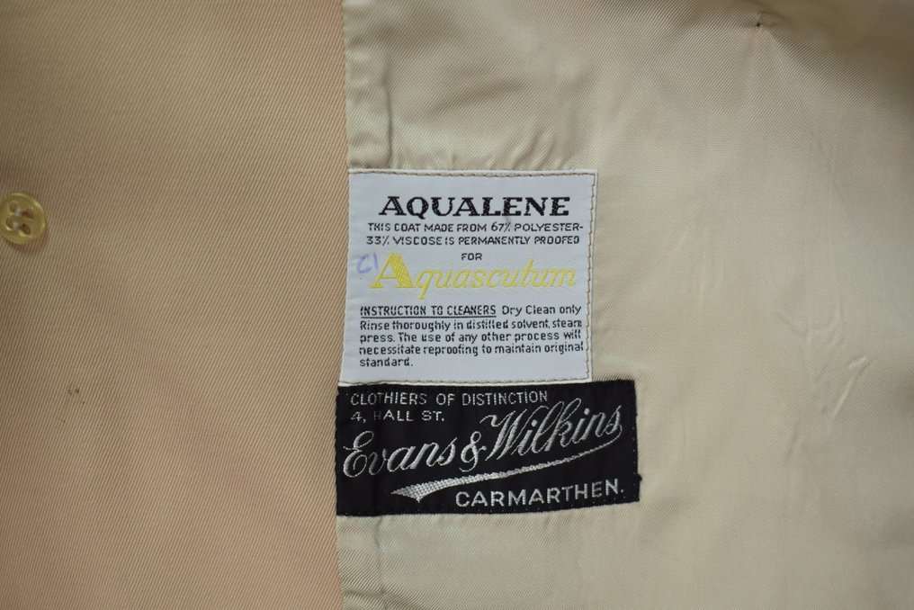 Aquascutum Waterproof Aqualene Fabric - Coat #4.3
