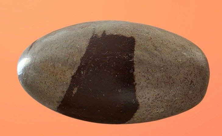 Shiva Lingam ωοειδές - Ύψος: 150 mm - Πλάτος: 81.5 mm- 1366 g #1.0