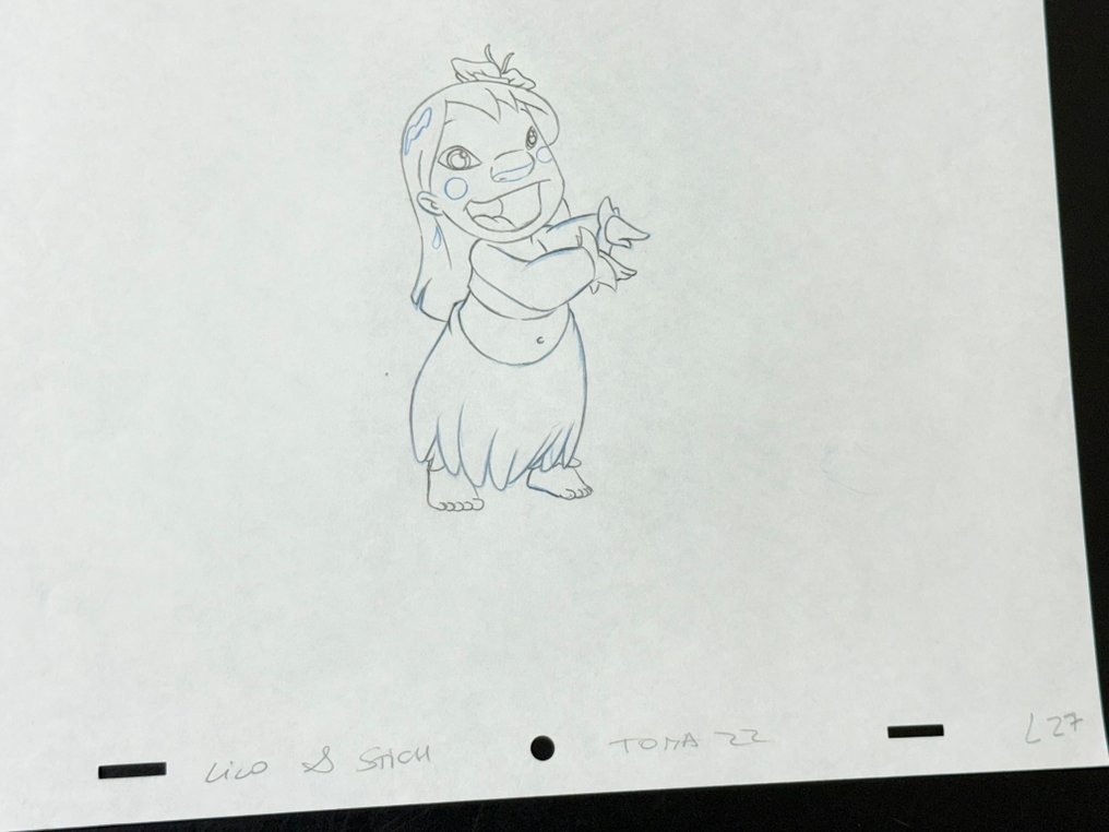 Walt Disney - 丽洛的原始动画绘图 - Lilo & Stitch (2002) #2.1