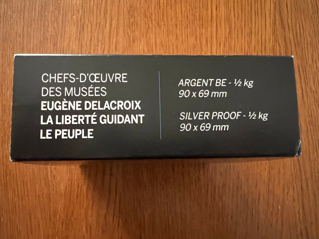 Γαλλία. 250 Euro 2023 "Eugène Delacroix - La Liberté Guidant le Peuple" Proof #4.3