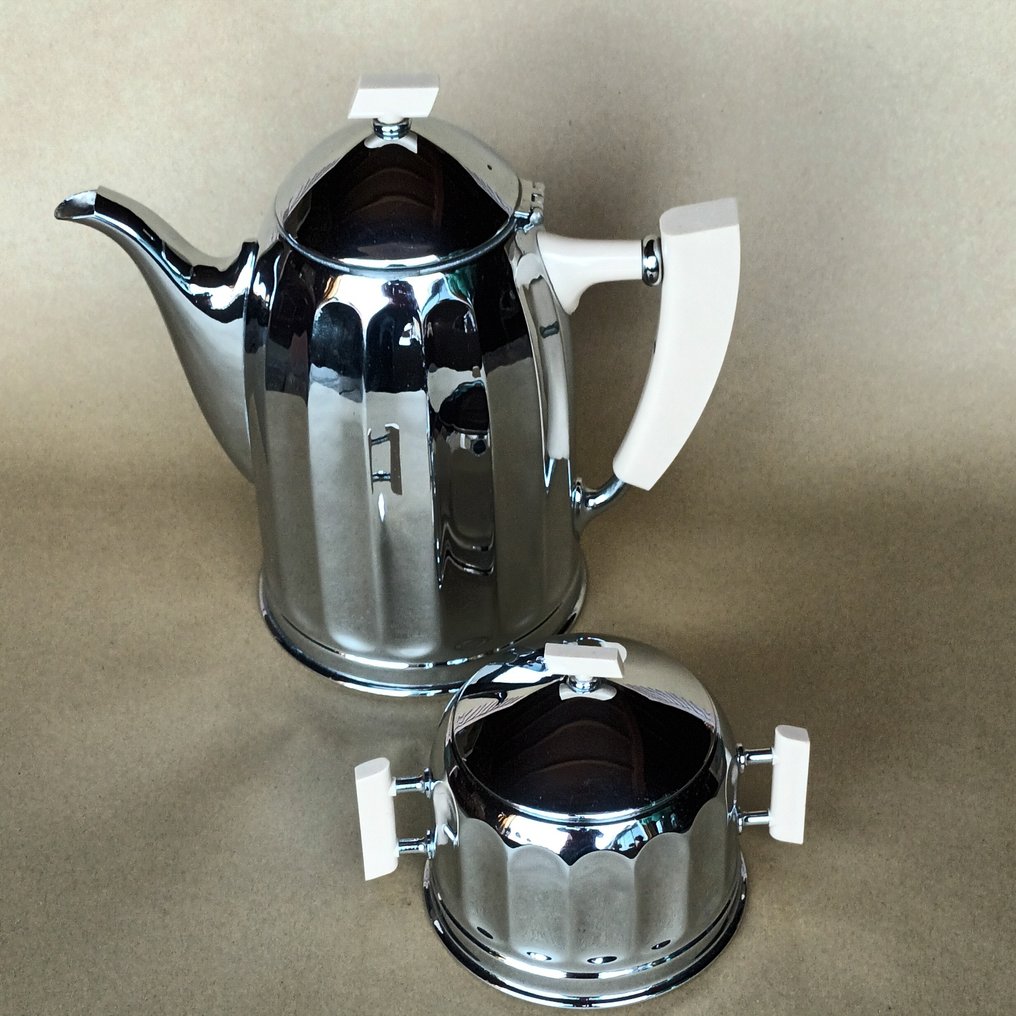 Demeyere - 茶壶 (2) - 金属, 镀铬, 铝 #2.1