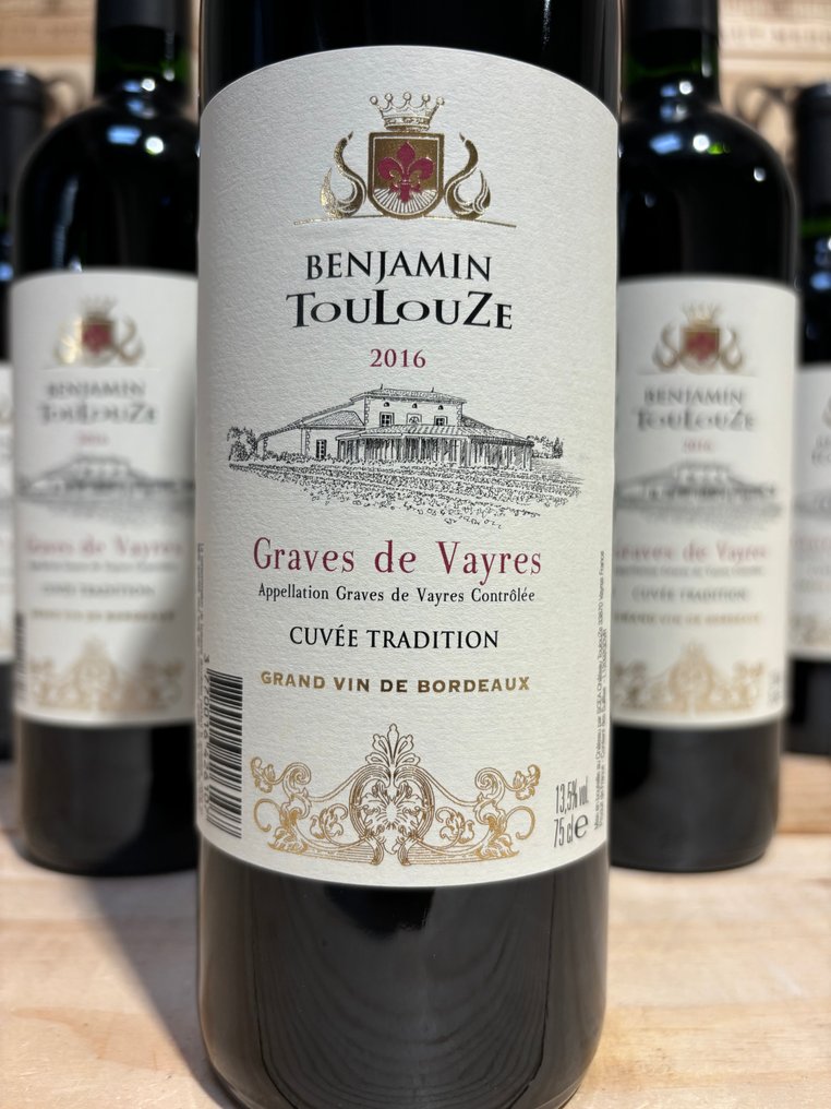 2016 Château Toulouze Benjamin Toulouze - Graves, Pessac-Léognan - 12 Bottle (0.75L) #3.2