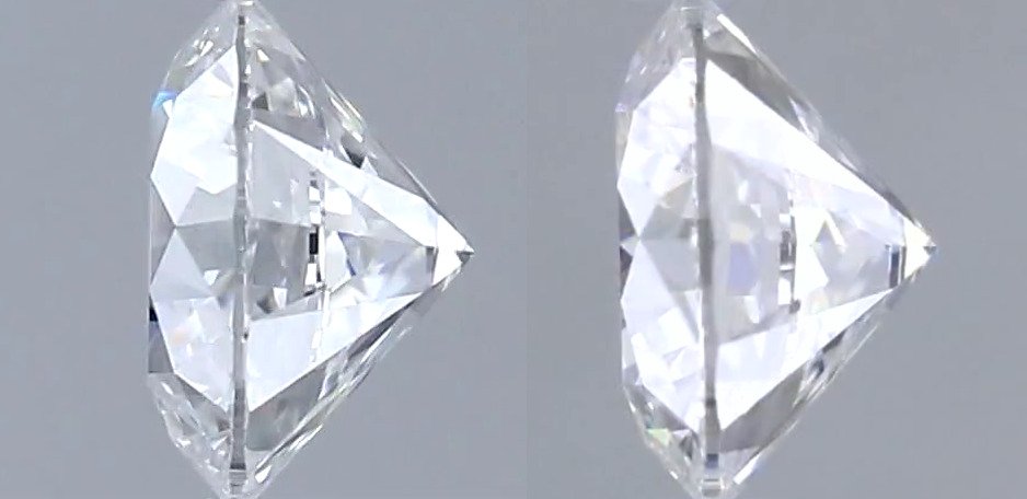 Nincs minimálár - 2 pcs Gyémánt (Természetes) - 0.60 ct - Kerek - D (színtelen) - VVS2 - Amerikai Gemmológiai Intézet (GIA) - *Matching Pair* *EX VG* #1.0