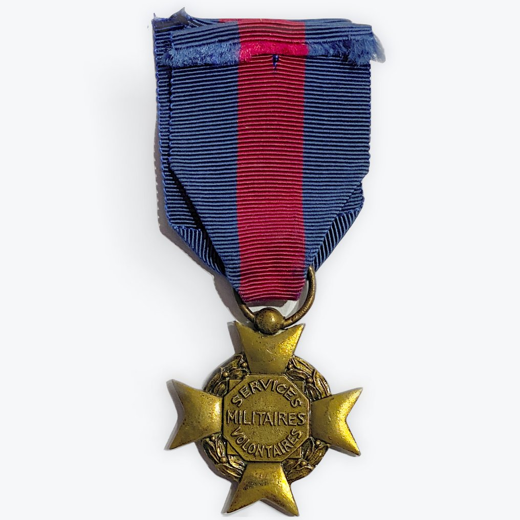 Γαλλία - Στρατιωτικό μετάλλιο - Διακριτικό των εθελοντικών στρατιωτικών υπηρεσιών δεύτερου μοντέλου #2.1