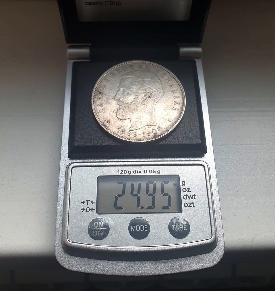 Ρουμανία. Carol I. 5 Lei 1906 / 40th Anniversary of Reign  (χωρίς τιμή ασφαλείας) #2.1