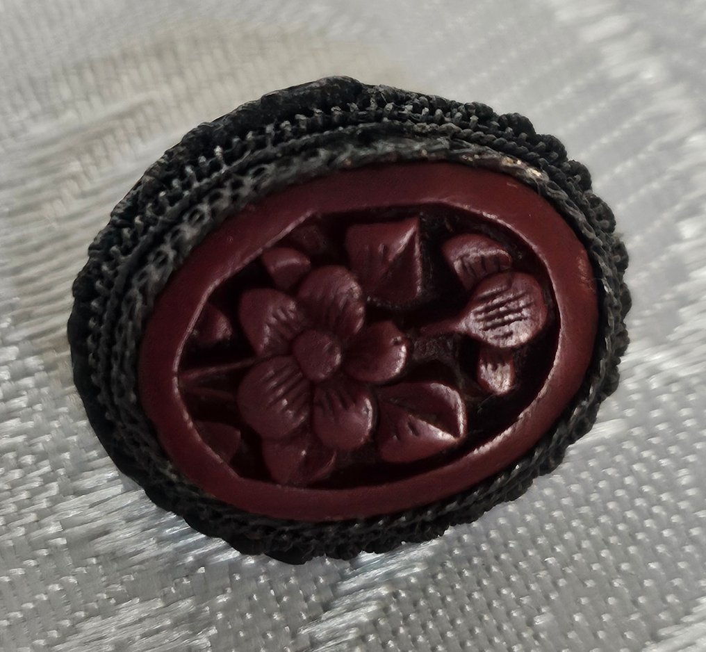 胸針 - 銀, 矿物 - 中國 - 阮朝 (1802–1945) - 古董银制胸针  (沒有保留價) #3.2