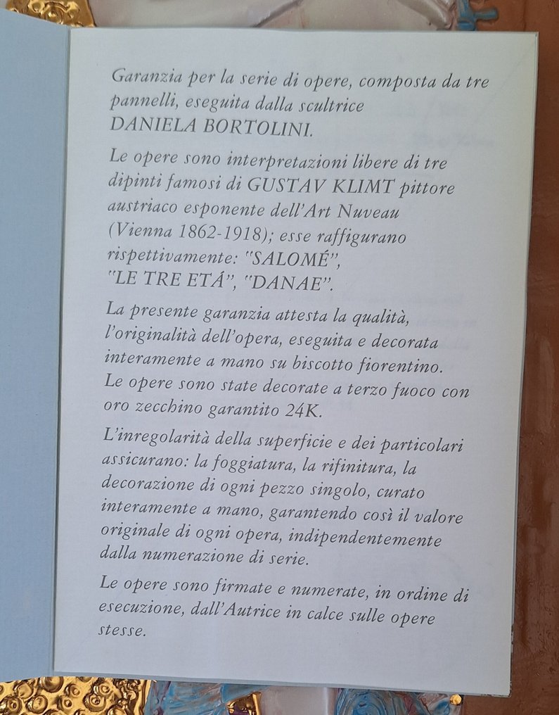 Daniela Bortolini - 墙板 (43) - 陶瓷 - 三个时代 #2.1