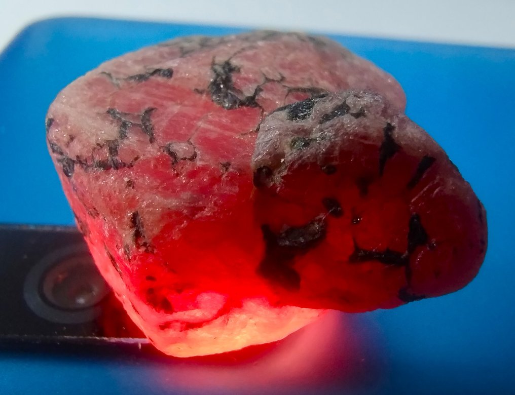 139.5 克拉 - 巨大的未处理红宝石 粗糙- 27.9 g #4.3