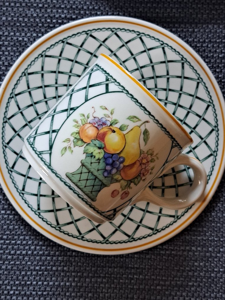 Villeroy & Boch - Kaffe og te service (20) - Basket - Vitro-Porzellan - min kageplade #1.0