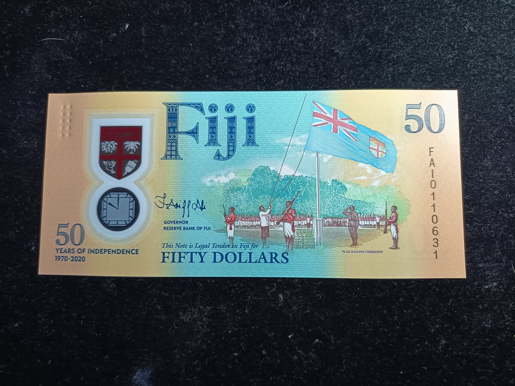 Fiji. - 50 Dollars 2020 - Pick 121  (No Reserve Price) #1.0