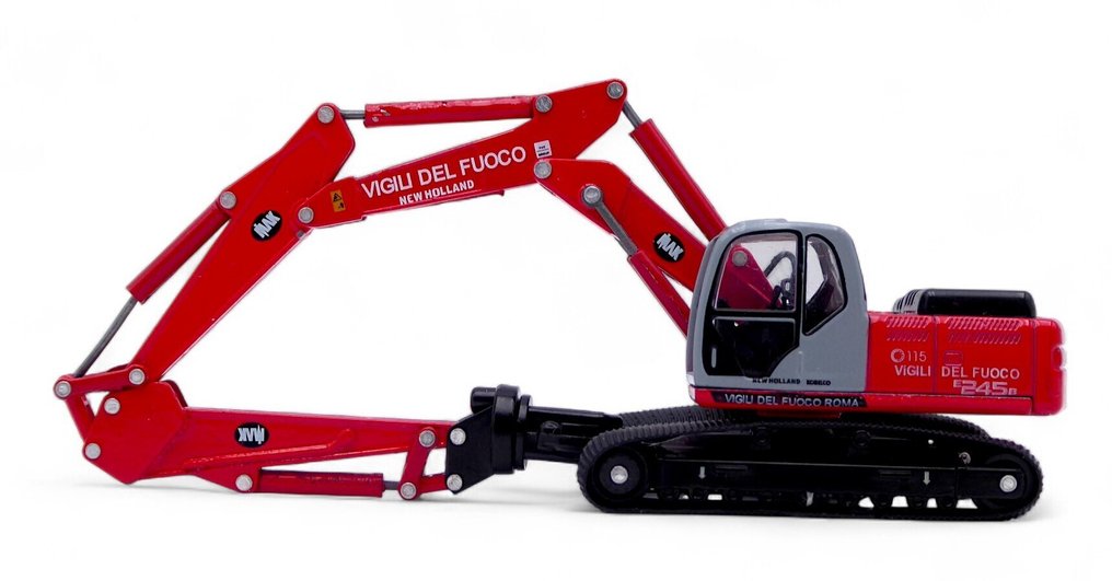 NZG 1:87 - Camión a escala (5) - Collezione di 5x macchine operatrici e mezzi d'opera: "Escavatori e Camion con semirimorchio" - #1.0