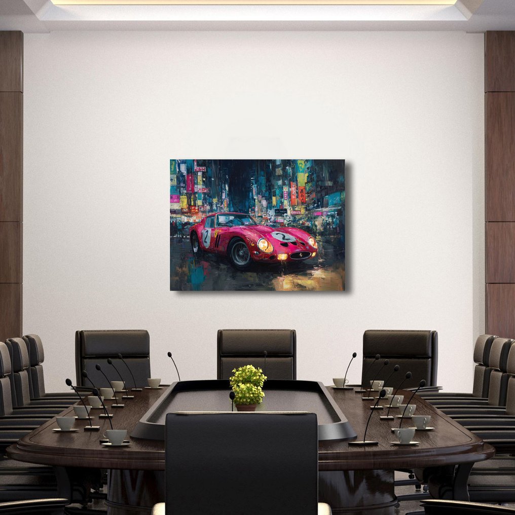 Canvas Fit - Alberto Ricardo - Ferrari 250 GTO – “Nocturno en Tokio #2.1