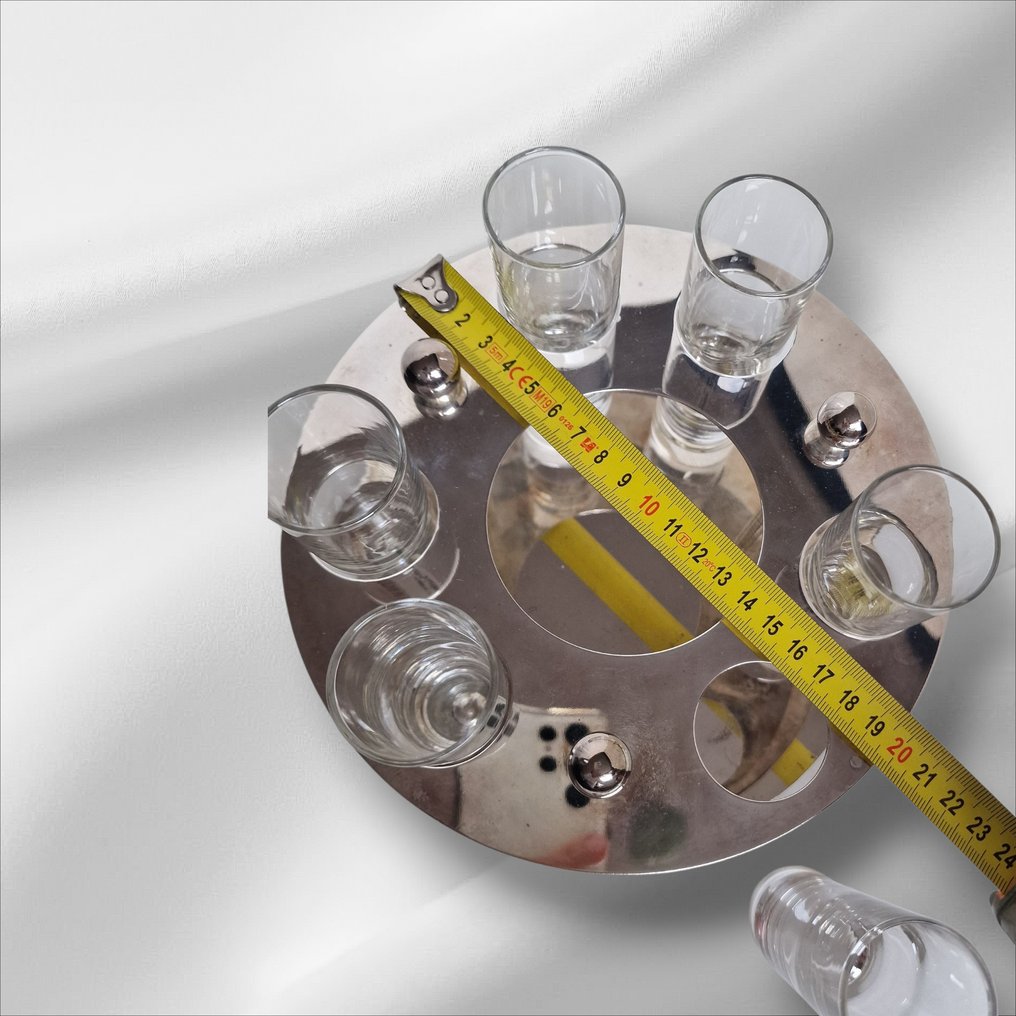 Σετ μαχαιροπήρουνων - Χάλυβας, Γυαλί - Σερβίρισμα χαβιάρι και βότκα. #3.2