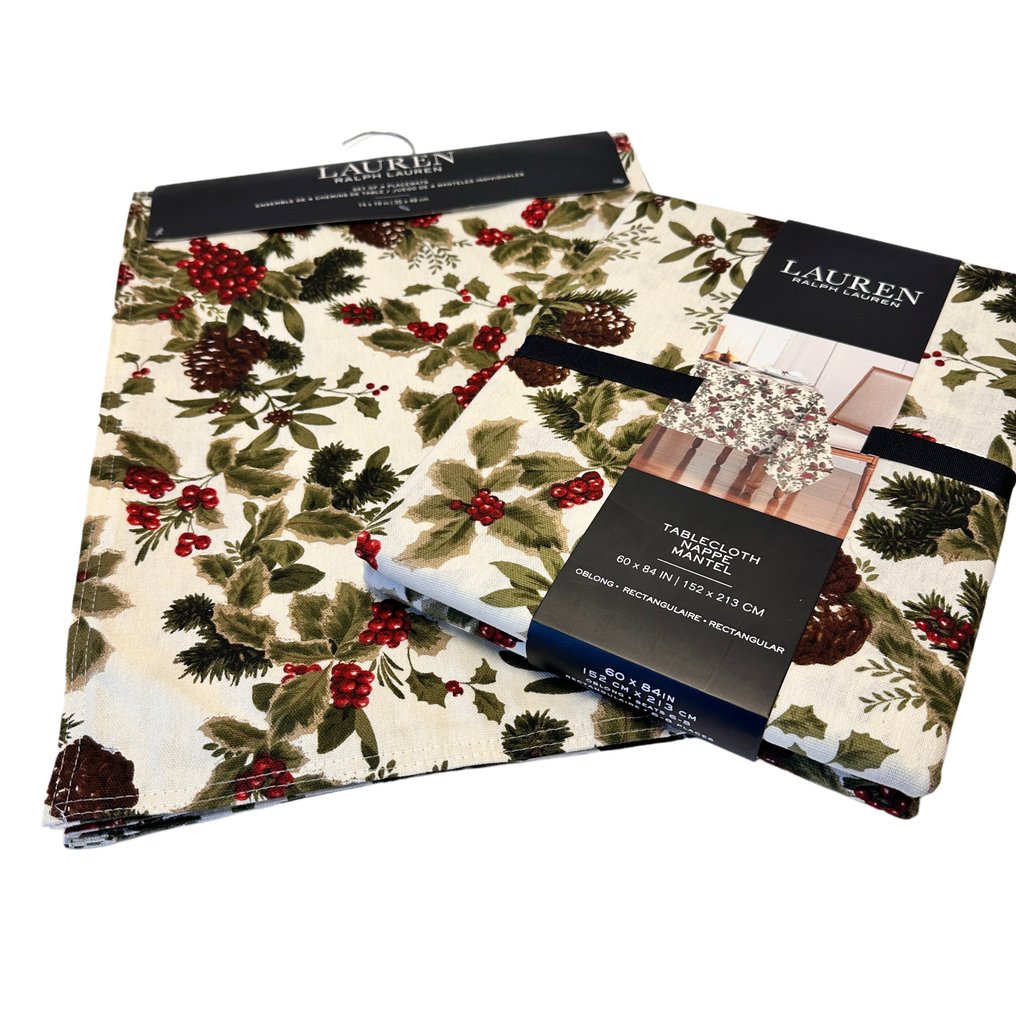 Lauren Ralph Lauren - Nappe (5) - 213 cm - 152 cm - Nappe + Sets de table #1.0