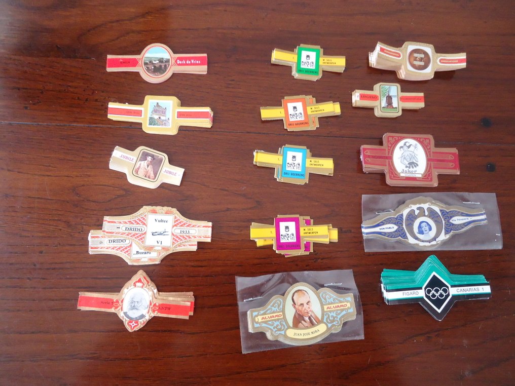 Θεματική συλλογή - sigarenbandjes 225 ολόκληρες σειρές από διάφορα εμπορικά σήματα σε καλή κατάσταση #2.1