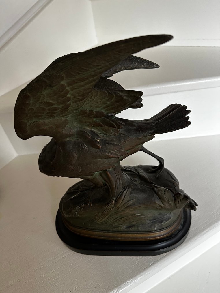 Alphonse Alexandre Arson (1822-1895) - Sculpture, Bécasse - 40 cm - Spelter #3.2