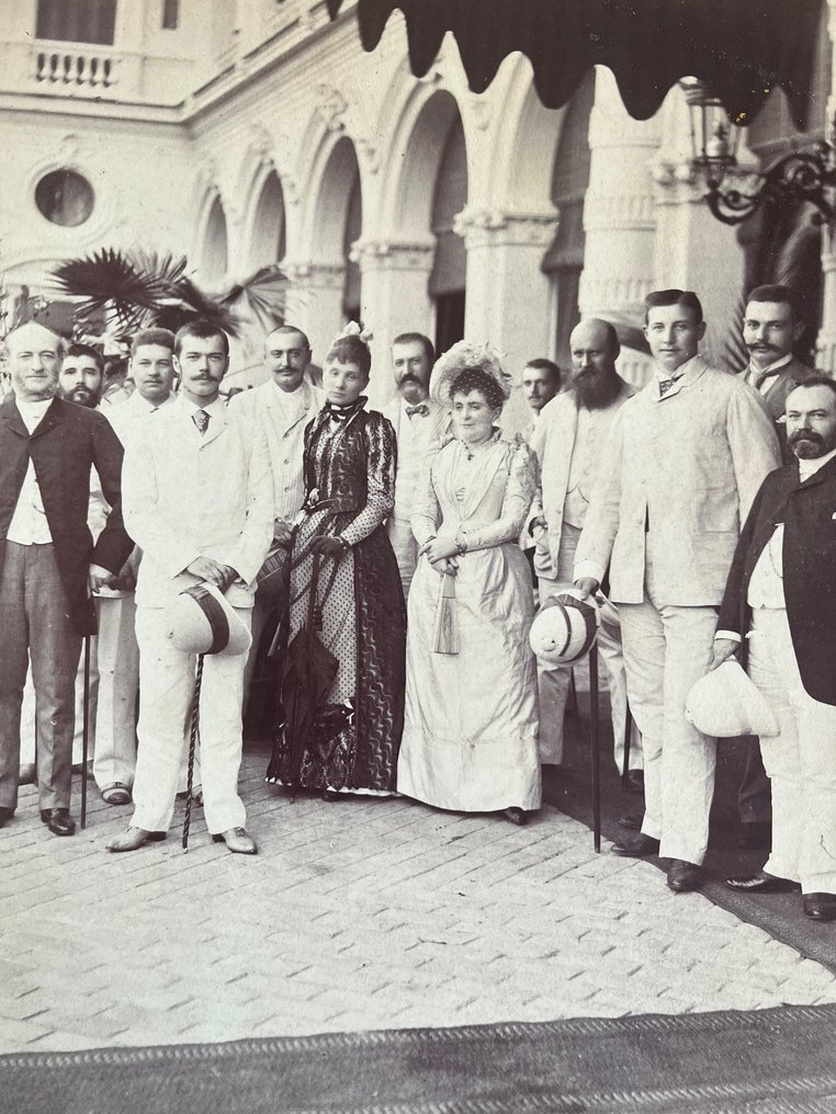 Talbot - Rare Russian Czarevitch Nicolas II in Saigon w/ Family #1.0