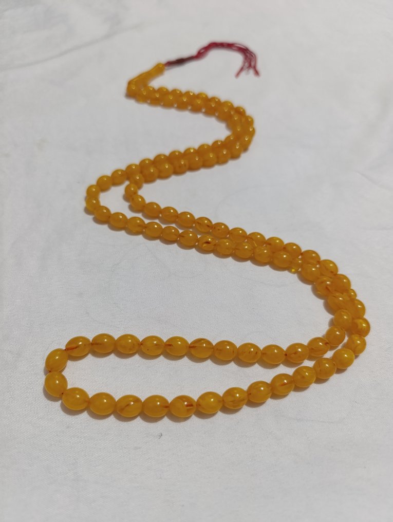 天主教念珠 - 琥珀 - 1970-1980 - 稀有的祈祷念珠  #4.3