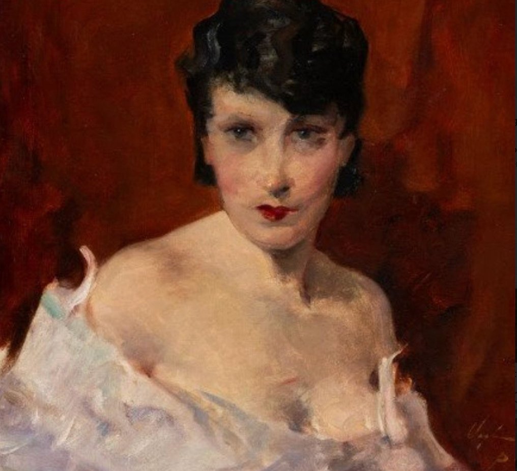 Bertalan Vigh (1890-1946) - Gaze of the Belle Époque #1.0