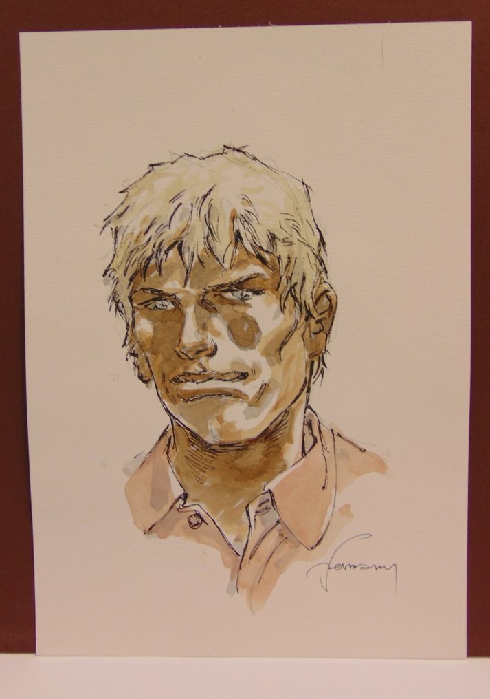 Hermann Huppen - 1 Watercolour - Jeremiah #3.2