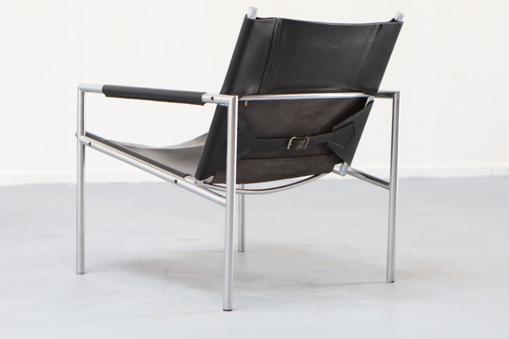 Spectrum - Martin Visser - 安乐椅 (2) - SZ02 - 皮革, 铝 #3.2