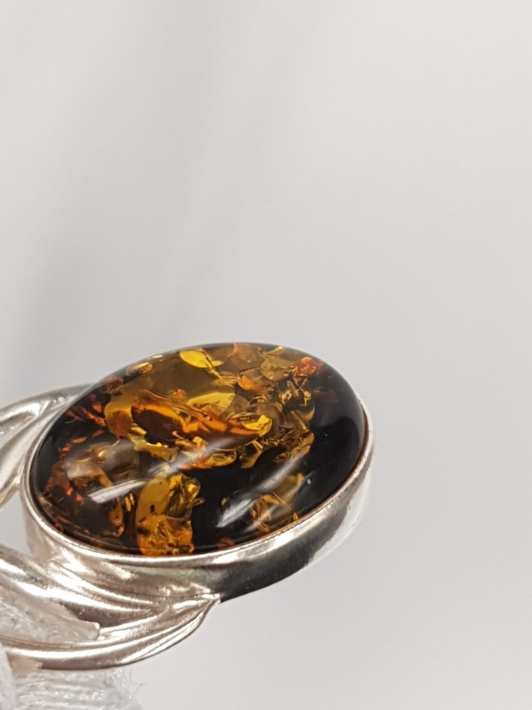 銀, 无底价 / 天然波罗的海琥珀 / 无底价 - 墜飾 #1.0