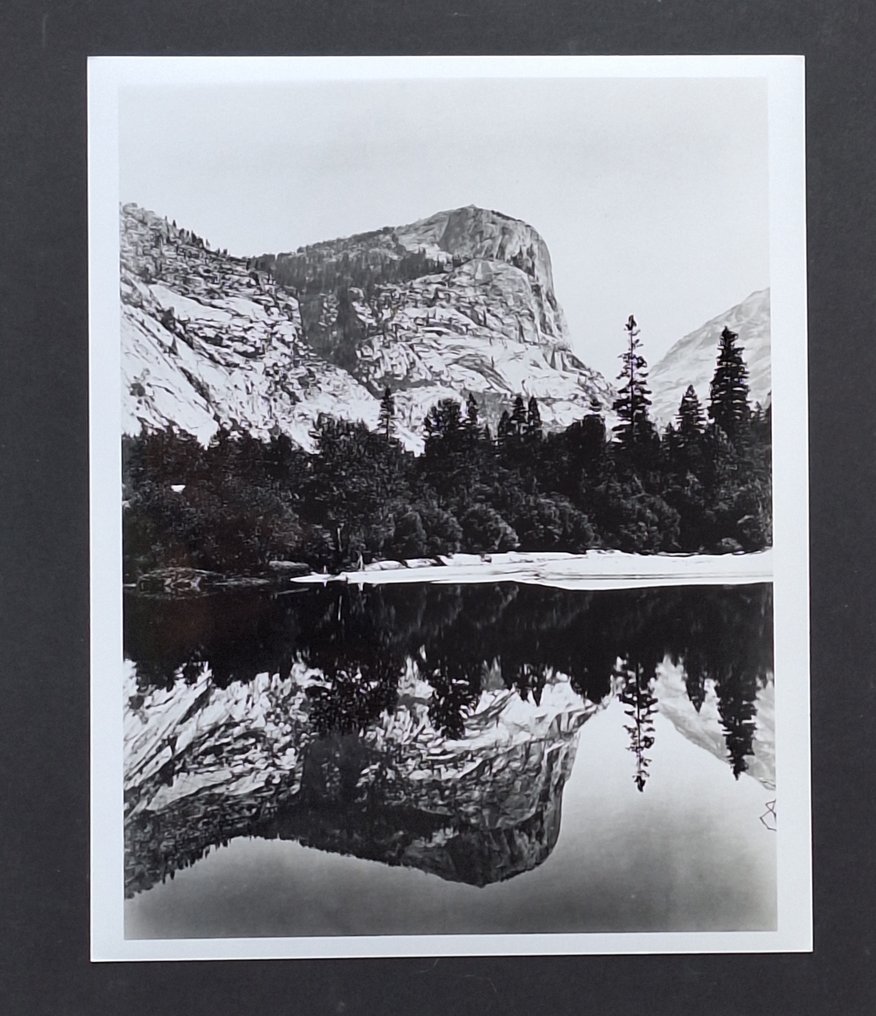 Carleton Eugene Watkins (1829-1916) - Mirror Lake, Yosemite, vers 1865-66 #1.0