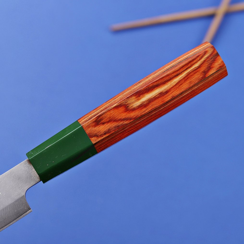 廚刀 -  CD-RW648 - 鋼, 黃銅, 樹脂 - 義大利 - 日本的柳刃刀 #4.3