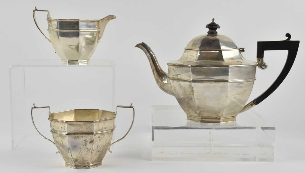 asprey - 茶具 (3) - .925 银 - Asprey 纯银茶具 #1.0