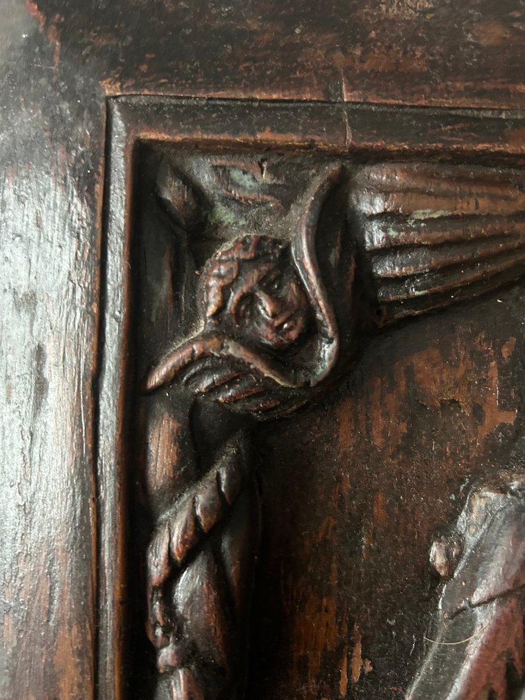 Madonna traf ein Kind. - Plakette - Holz #3.2